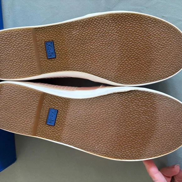 Keds Light Pink Clipper Stripe Slip-On Sneakers - Picture 5 of 6